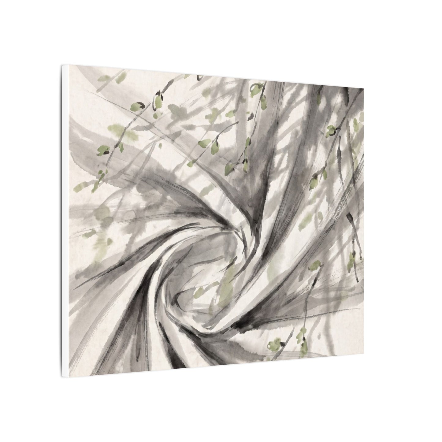 Silk Drape Spring Canvas Art | Zen Contemplative Design