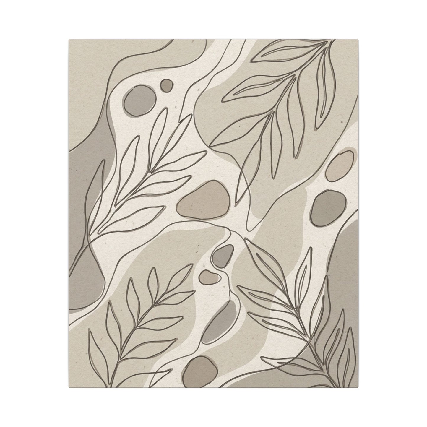 Japandi Minimal Line Canvas Art