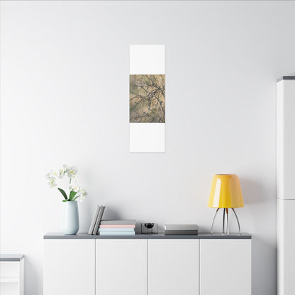 Japandi Shadow Play in Golden Hour | Texture Canvas Art