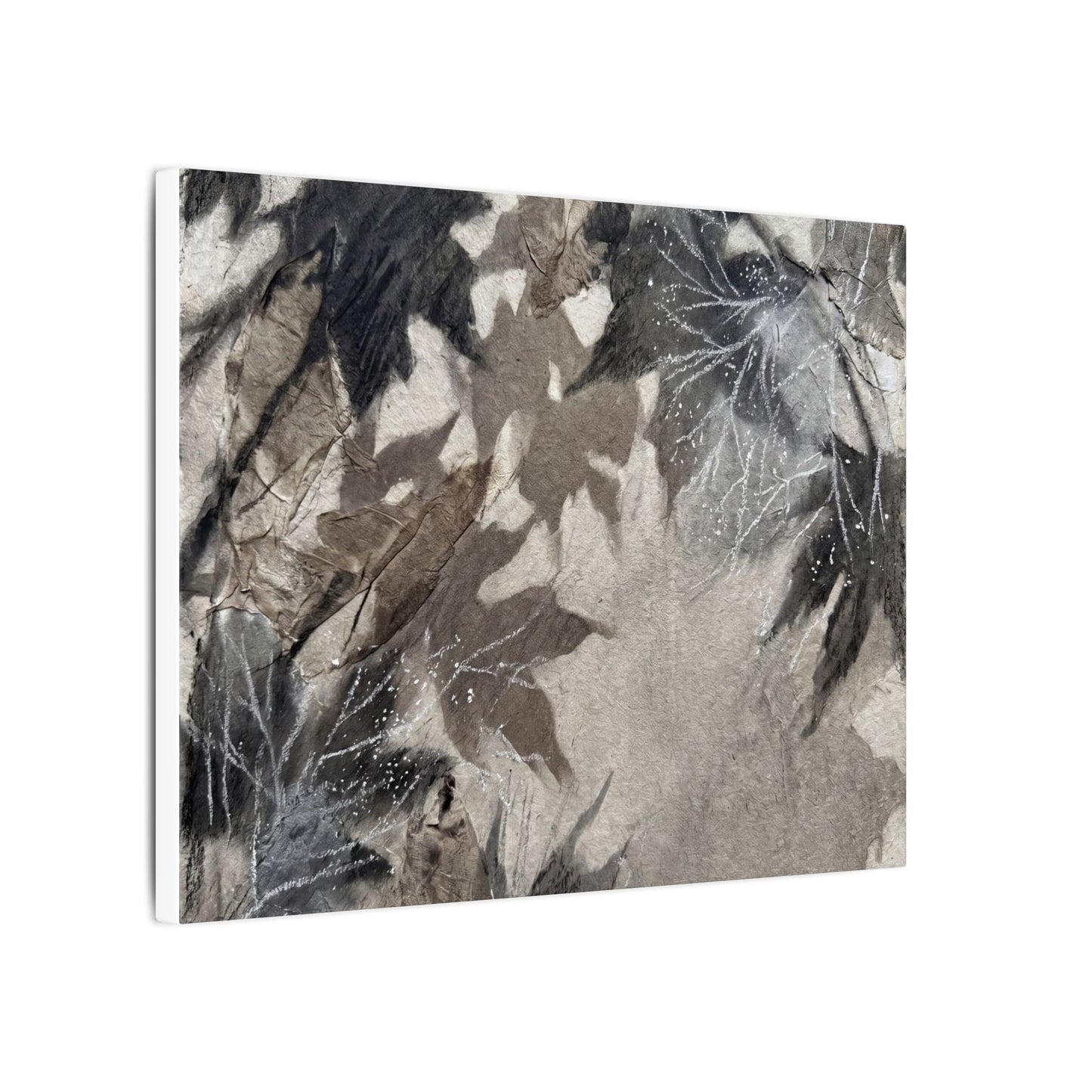 Shadow Play Texture Canvas Art | Cozy Japandi Art