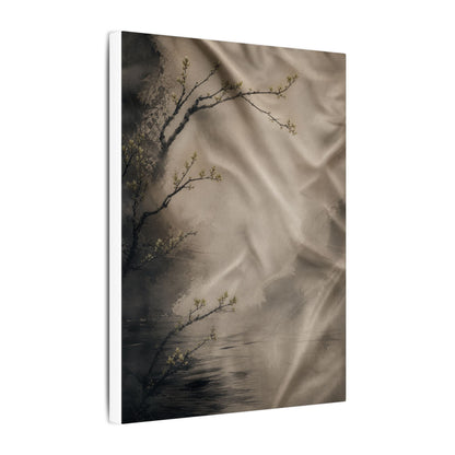 Silk Drape Canvas Art | Spring Japandi Japanese Pattern Art