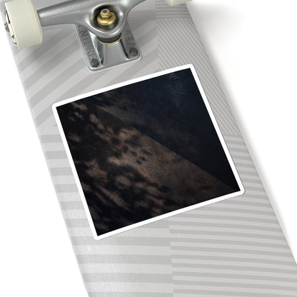 Shadow Play Moody Minimal Sticker | Luxurious Dark Japandi Art