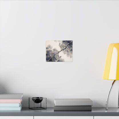 Ma Cherry Blossom Canvas Art - Kintsugi Gold Vein