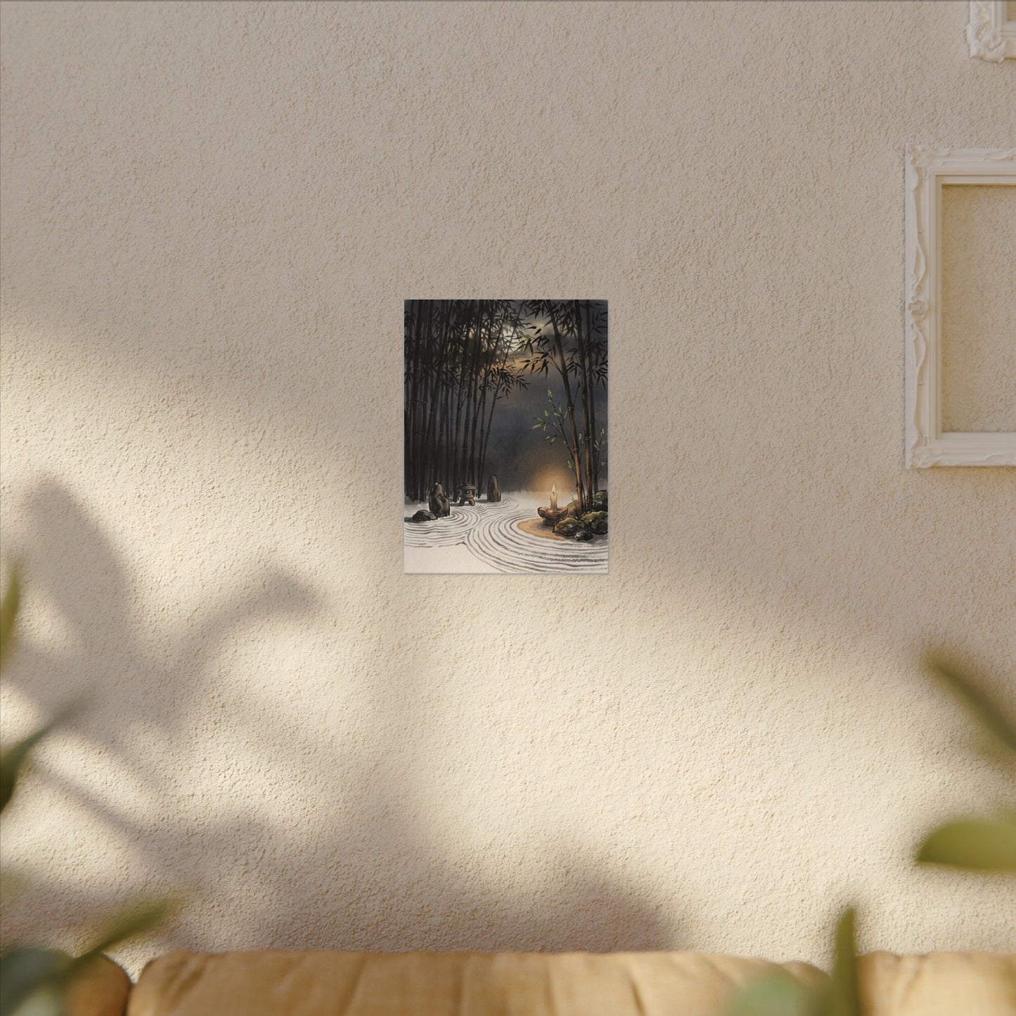Tranquil Bamboo Grove Canvas Art - Karesansui Zen