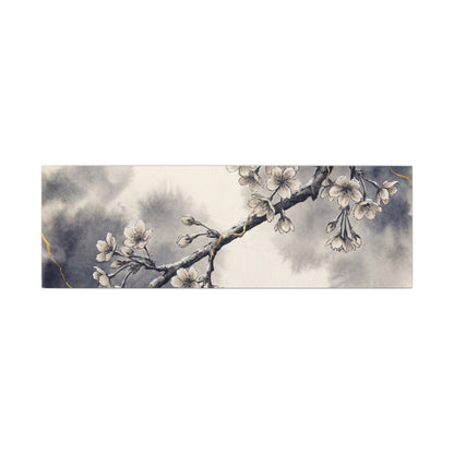 Ma Cherry Blossom Canvas Art - Kintsugi Gold Vein
