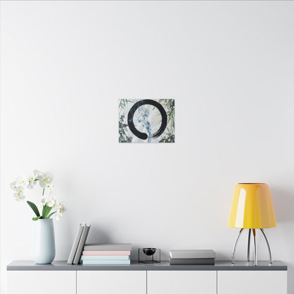 Zen Incense Smoke in Moonlight | Enso Canvas Art
