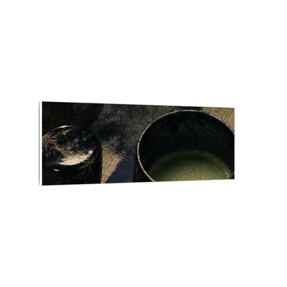 Ma Tea Ceremony Canvas Art - Zen Sumi E
