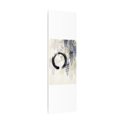 Wisteria Enso Canvas Art | Serene Zen Art