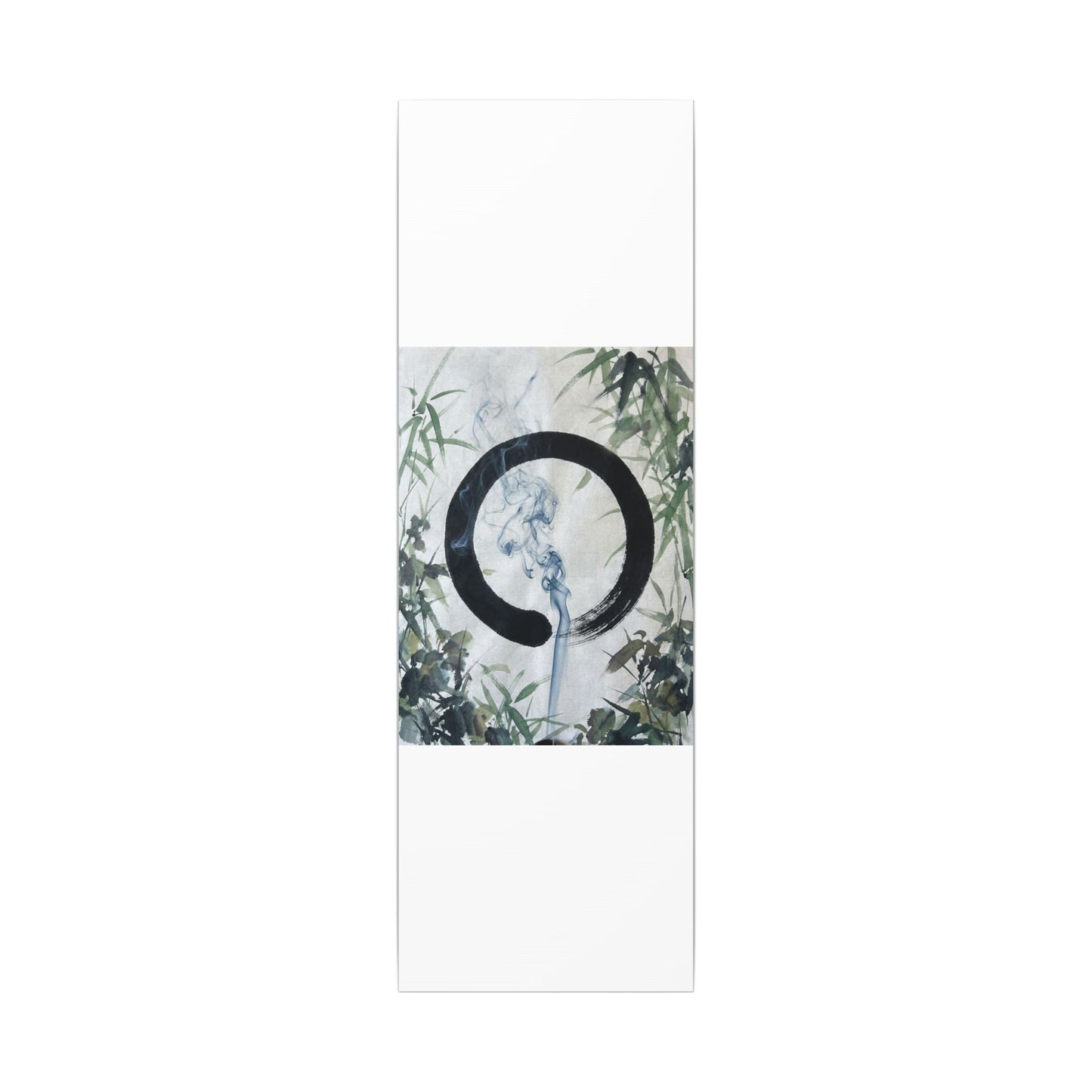 Zen Incense Smoke in Moonlight | Enso Canvas Art