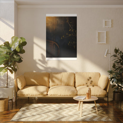 Spring Rust Patina Dark Texture Canvas Art | Moody Decor