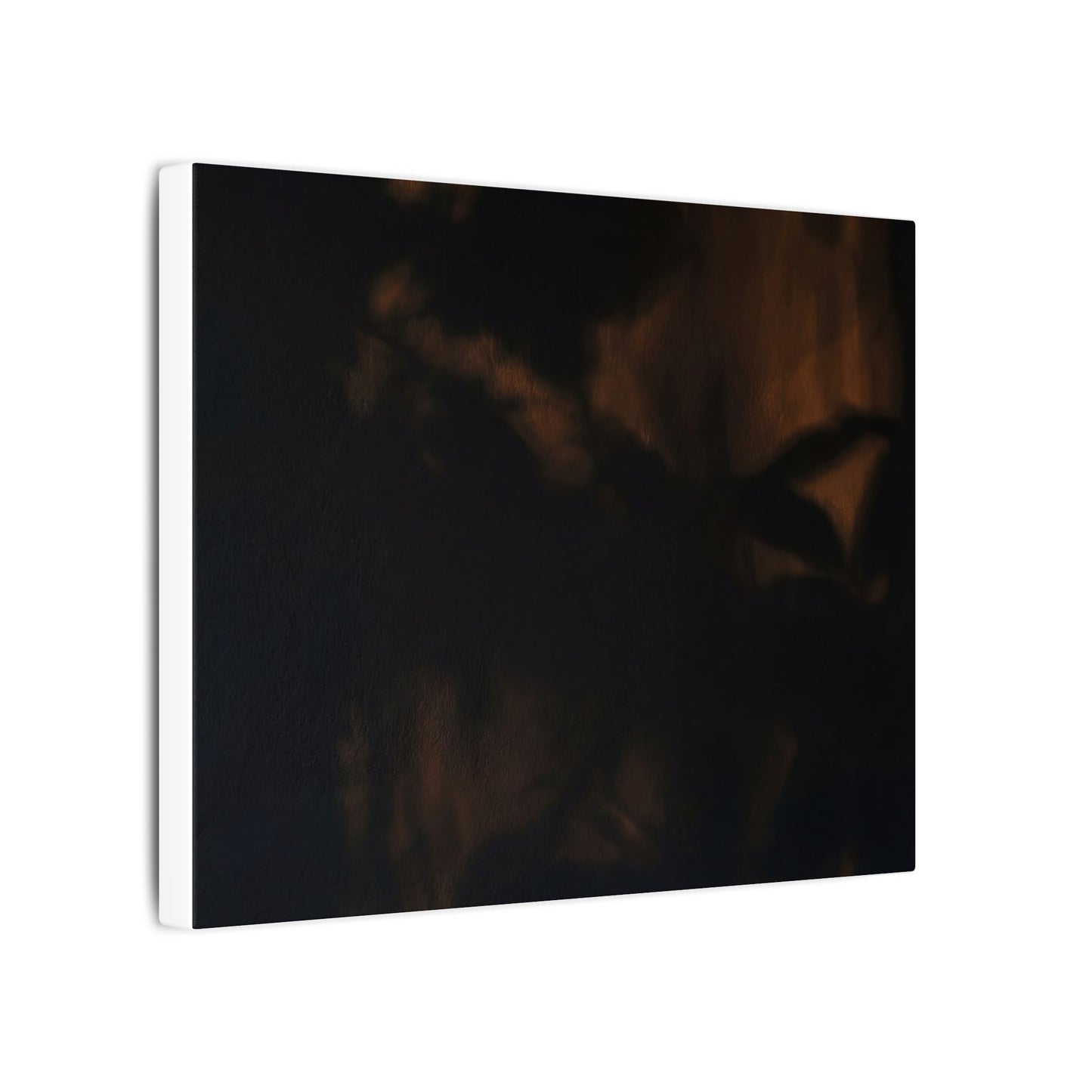 Shadow Play Summer Canvas Art | Dark Japandi Sophisticated Design