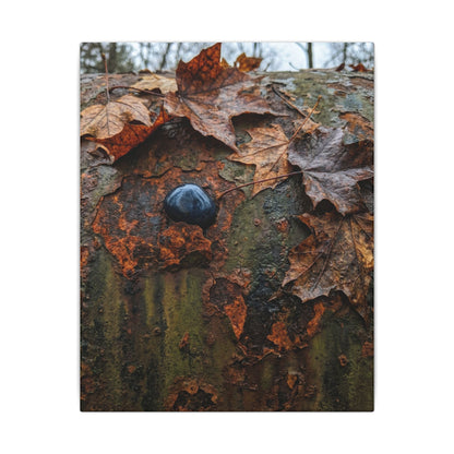Datsuzoku Rust Patina Canvas Art - Dark Japandi Moody Minimal