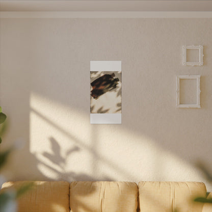 Ink Brushstroke Canvas Art | Summer Dark Japandi Moody Minimal Art