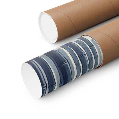 Seijaku Bamboo Grove Wall Art Print - Zen Ukiyo E Inspired