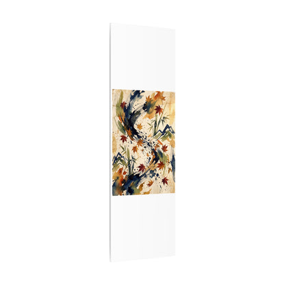 Golden Hour Ink Brushstroke Canvas Art - Zen Shibui