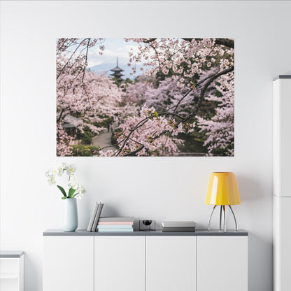 Shibui Ceramic Bowl Canvas Art - Japandi Watercolor