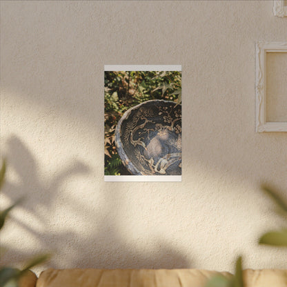 Ceramic Bowl Canvas Art | Summer Japandi Japanese Pattern Art