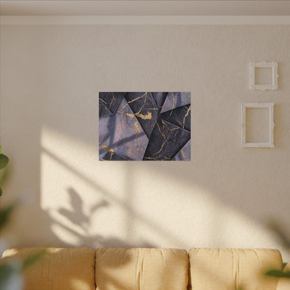 Seijaku Paper Fold Canvas Art - Kintsugi Gold Vein