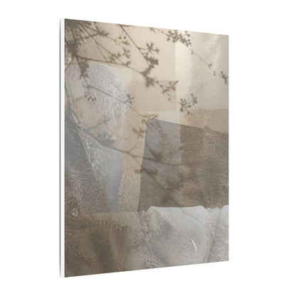 Neutral Shadow Play Canvas Art - Texture Japandi