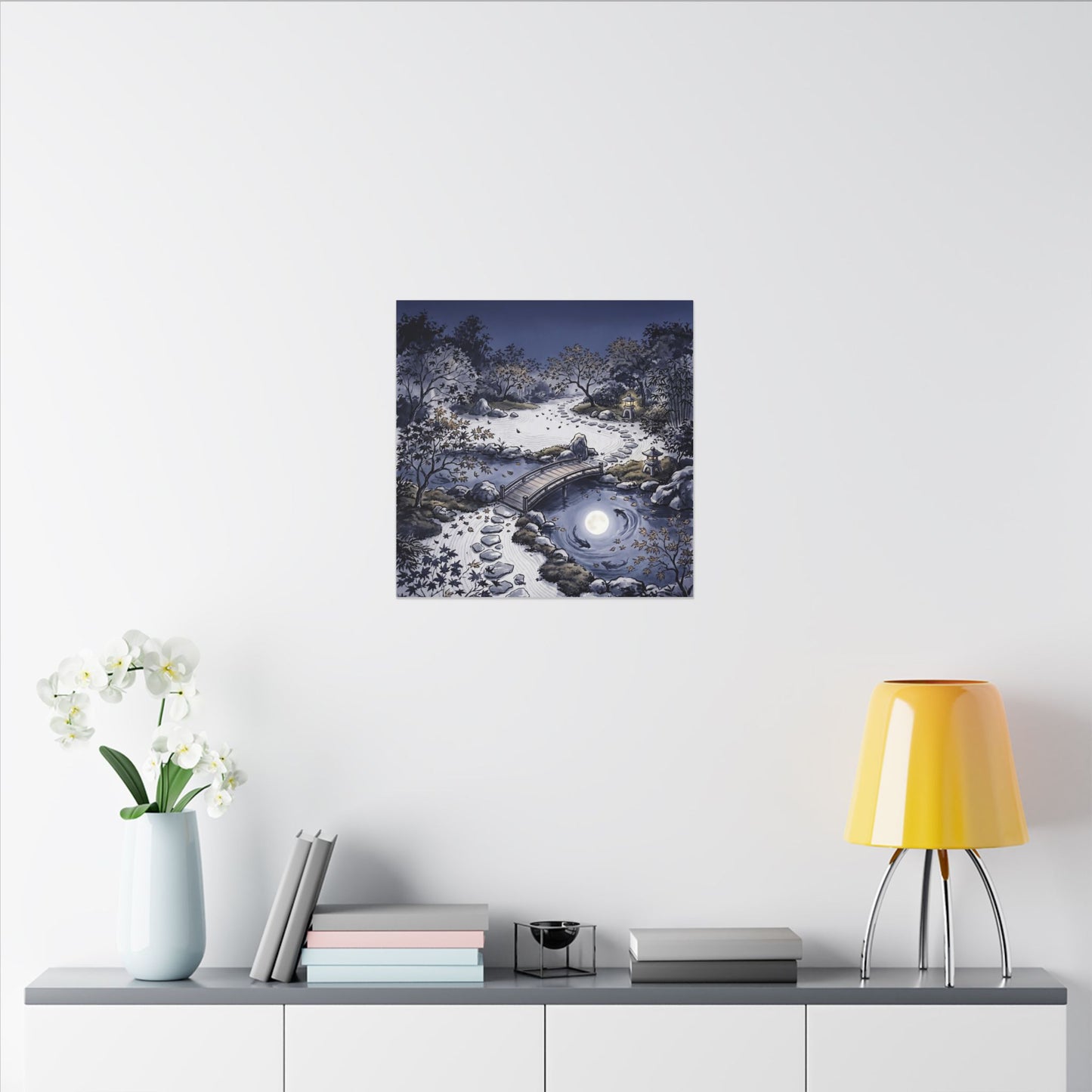 Torii Gate Enso Canvas Art | Contemplative Zen Art