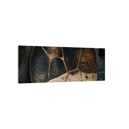 Kintsugi Rust Patina in Dawn | Gold Repair Canvas Art
