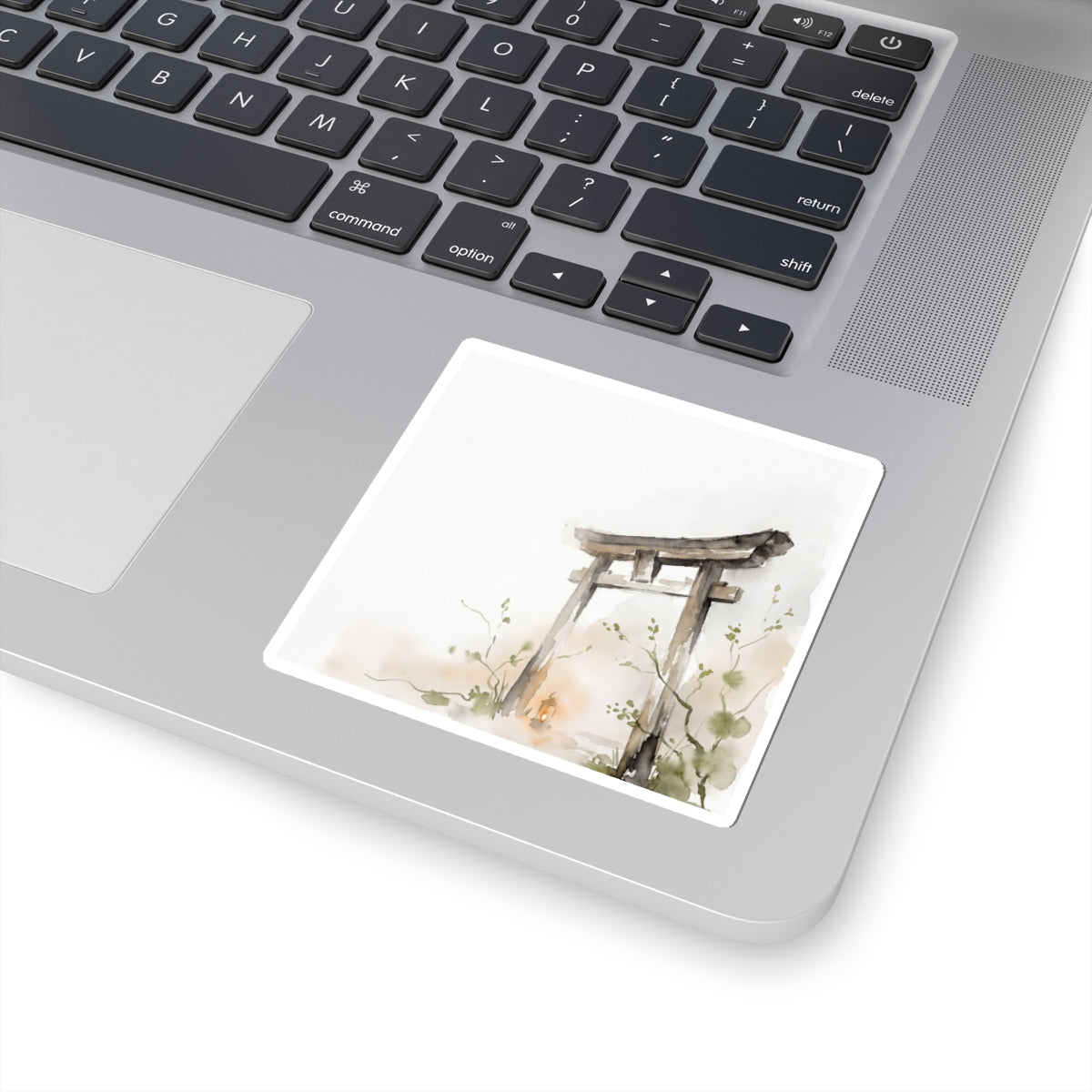 Torii Gate Sticker | Spring Japandi Watercolor Art
