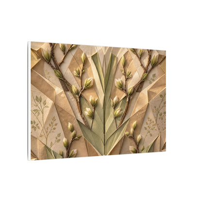Kanso Paper Fold Canvas Art - Japandi Japanese Pattern