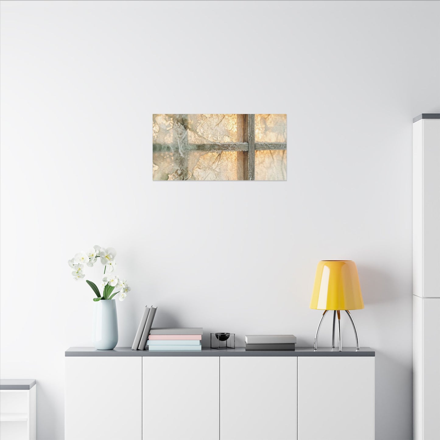 Ceramic Bowl Spring Canvas Art | Japandi Earthy Design
