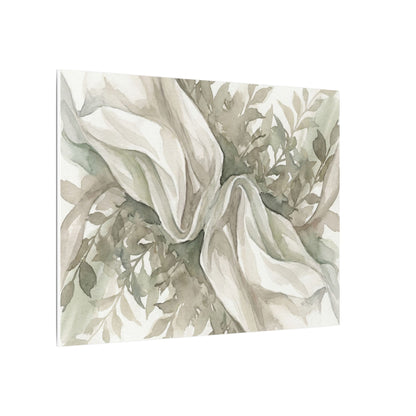 Summer Silk Drape Watercolor Canvas Art | Cozy Decor