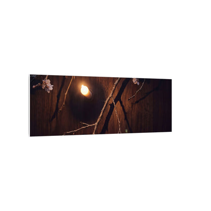 Datsuzoku Cherry Blossom Canvas Art - Dark Japandi Moody Minimal