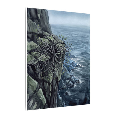 Pine Tree Spring Canvas Art | Japandi Neutral Design