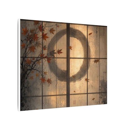 Shoji Screen Texture Canvas Art | Earthy Japandi Art