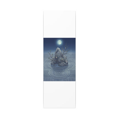 Spring Rock Garden Ukiyo E Inspired Canvas Art | Tranquil Decor