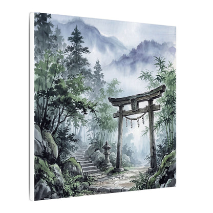 Moonlight Torii Gate Canvas Art - Zen Fukinsei