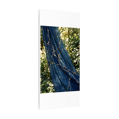 Resilient Silk Drape Canvas Art - Gold Repair Kintsugi
