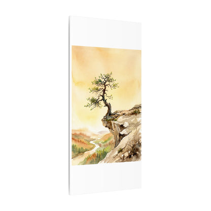 Golden Hour Pine Tree Canvas Art - Japandi Fukinsei