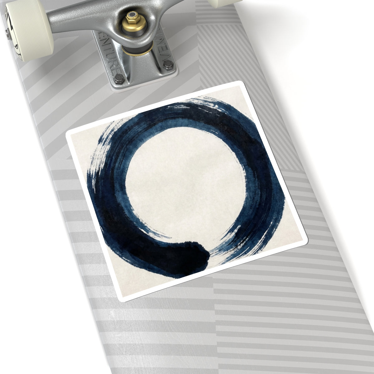 Balanced Meditation Zen Enso Sticker | Balanced Meditation Enso Art Print
