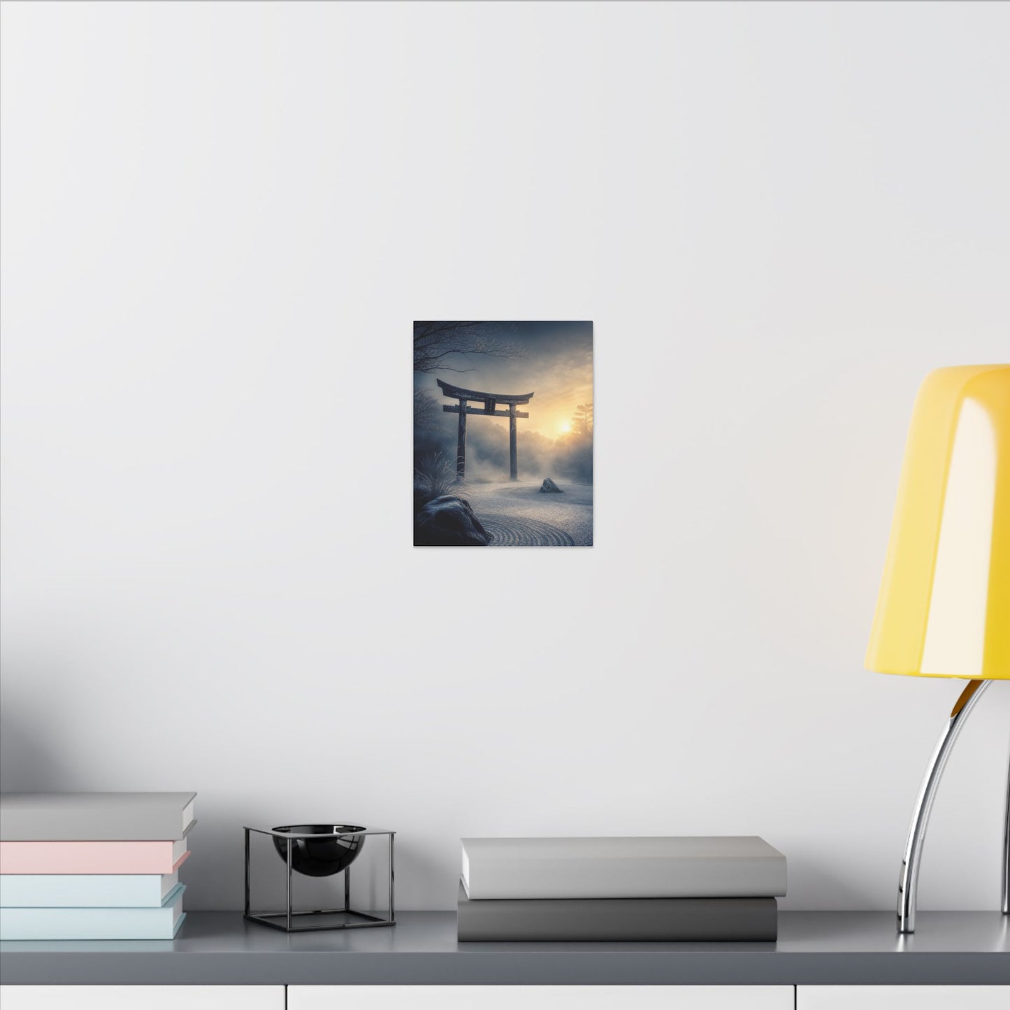 Zen Torii Gate in Golden Hour | Karesansui Canvas Art