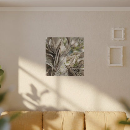 Fukinsei Paper Fold Canvas Art - Japandi Watercolor