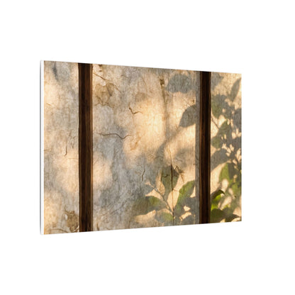 Golden Hour Shoji Screen Canvas Art - Japandi Mono No Aware