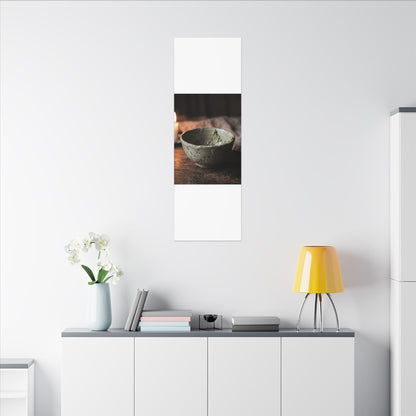 Ceramic Bowl Spring Canvas Art | Japandi Neutral Design