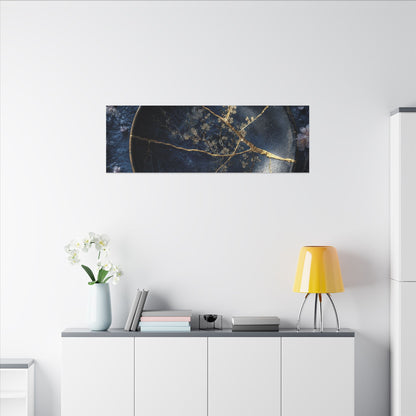 Cherry Blossom Winter Canvas Art | Kintsugi Philosophical Design