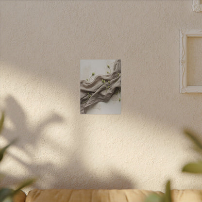 Overcast Silk Drape Canvas Art - Japandi Ma