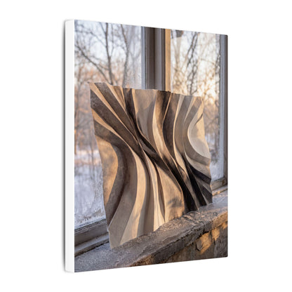 Mono No Aware Paper Fold Canvas Art - Japandi Minimal Line
