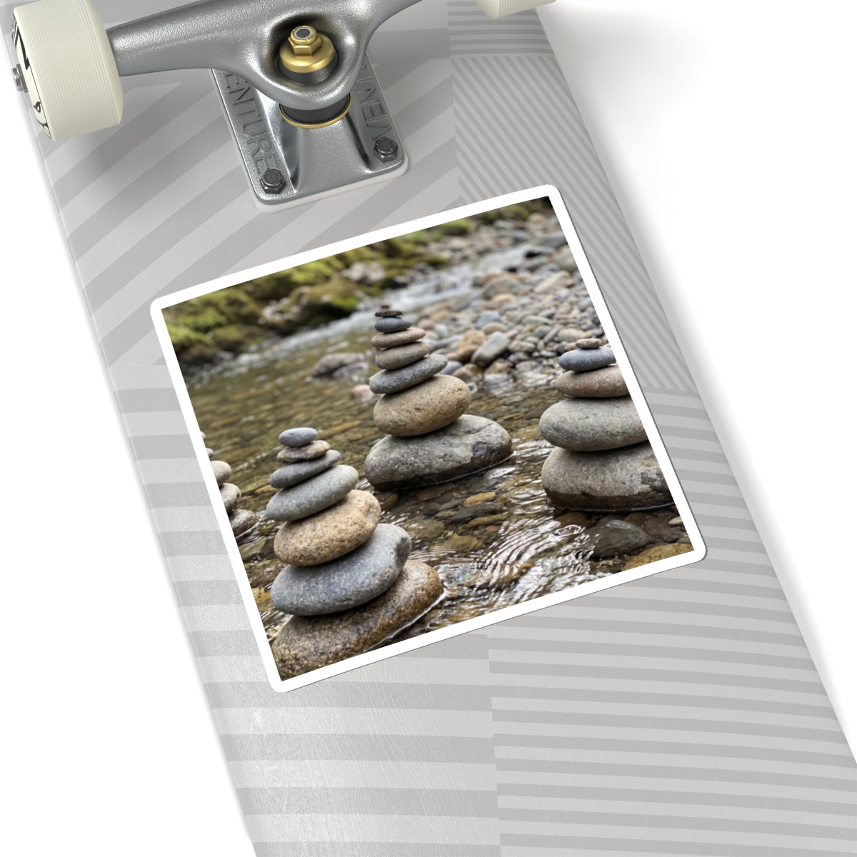 Bamboo Grove Sumi E Sticker | Contemplative Zen Art
