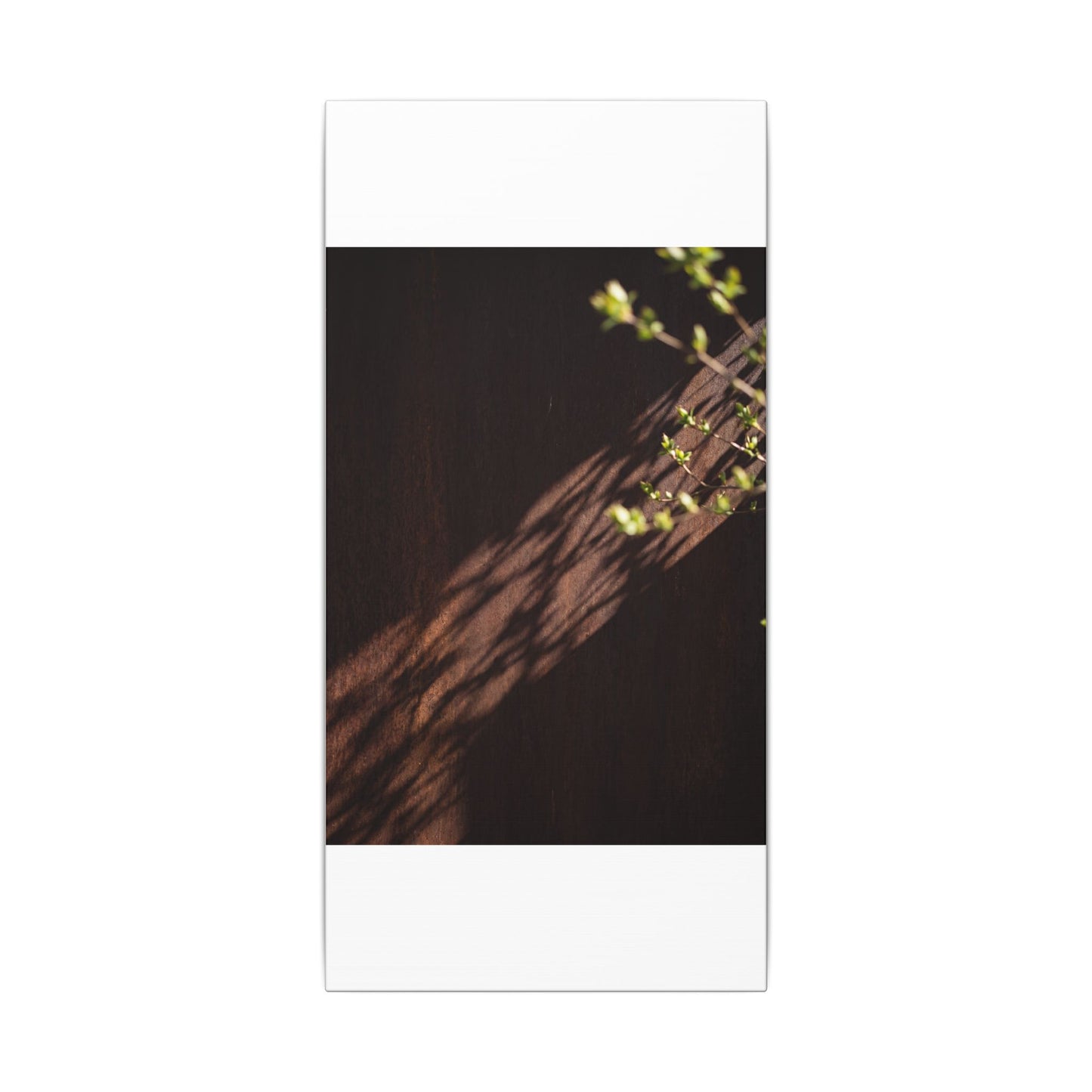 Rust Patina Moody Minimal Canvas Art | Sophisticated Dark Japandi Art