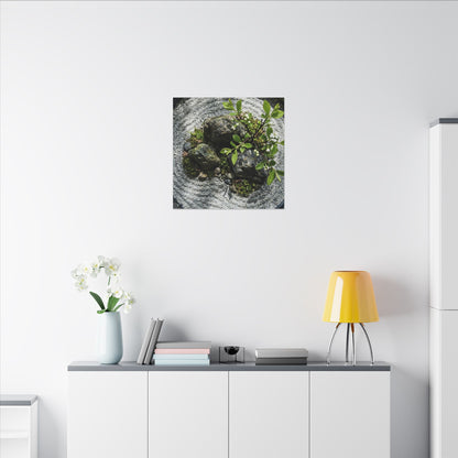 Zen Ceramic Bowl in Dappled | Karesansui Canvas Art