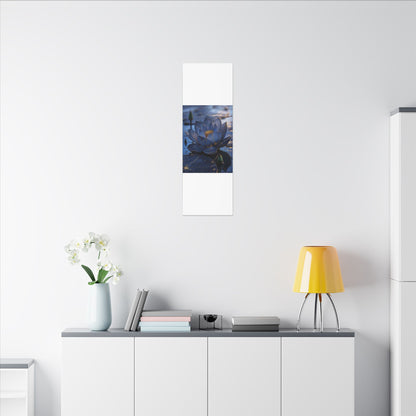 Kintsugi Lotus Flower in Dawn | Broken Beauty Canvas Art