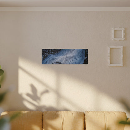 Moonlight Silk Drape Canvas Art - Zen Datsuzoku
