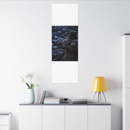 Moody Stone Lantern Canvas Art - Shadow Zen Dark Japandi
